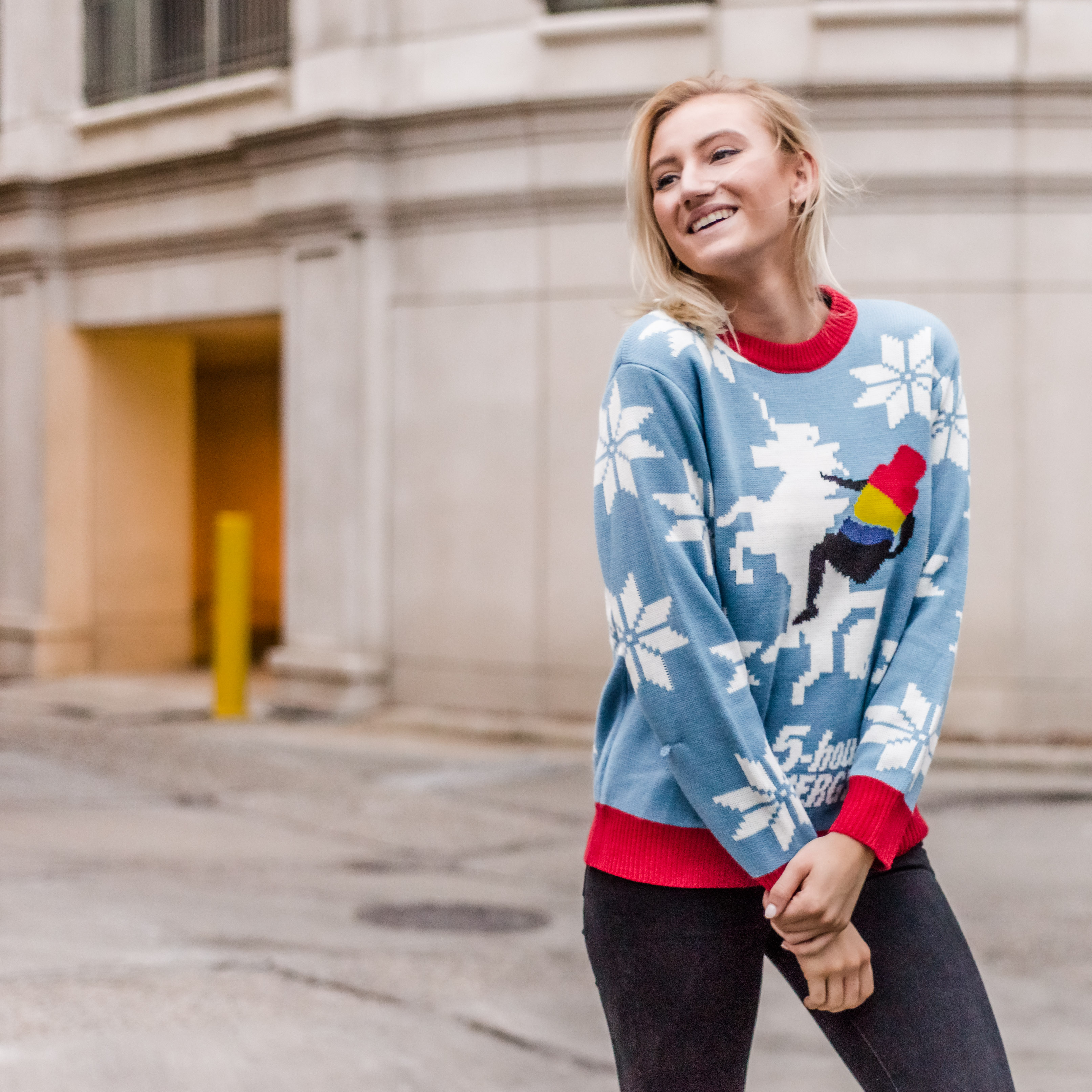 Ready to Go branded sweater