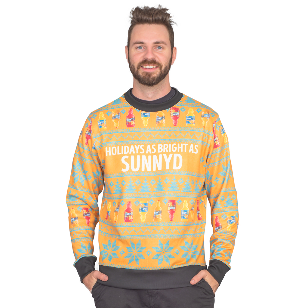 Sunny D Custom Ugly Christmas Sweater