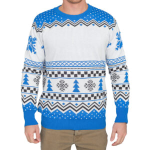 Custom Fast Ugly Sweater (Blue)